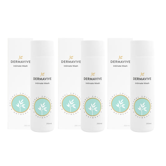 Dermavive Intimate Wash for Daily Hygiene - 250ml x 3