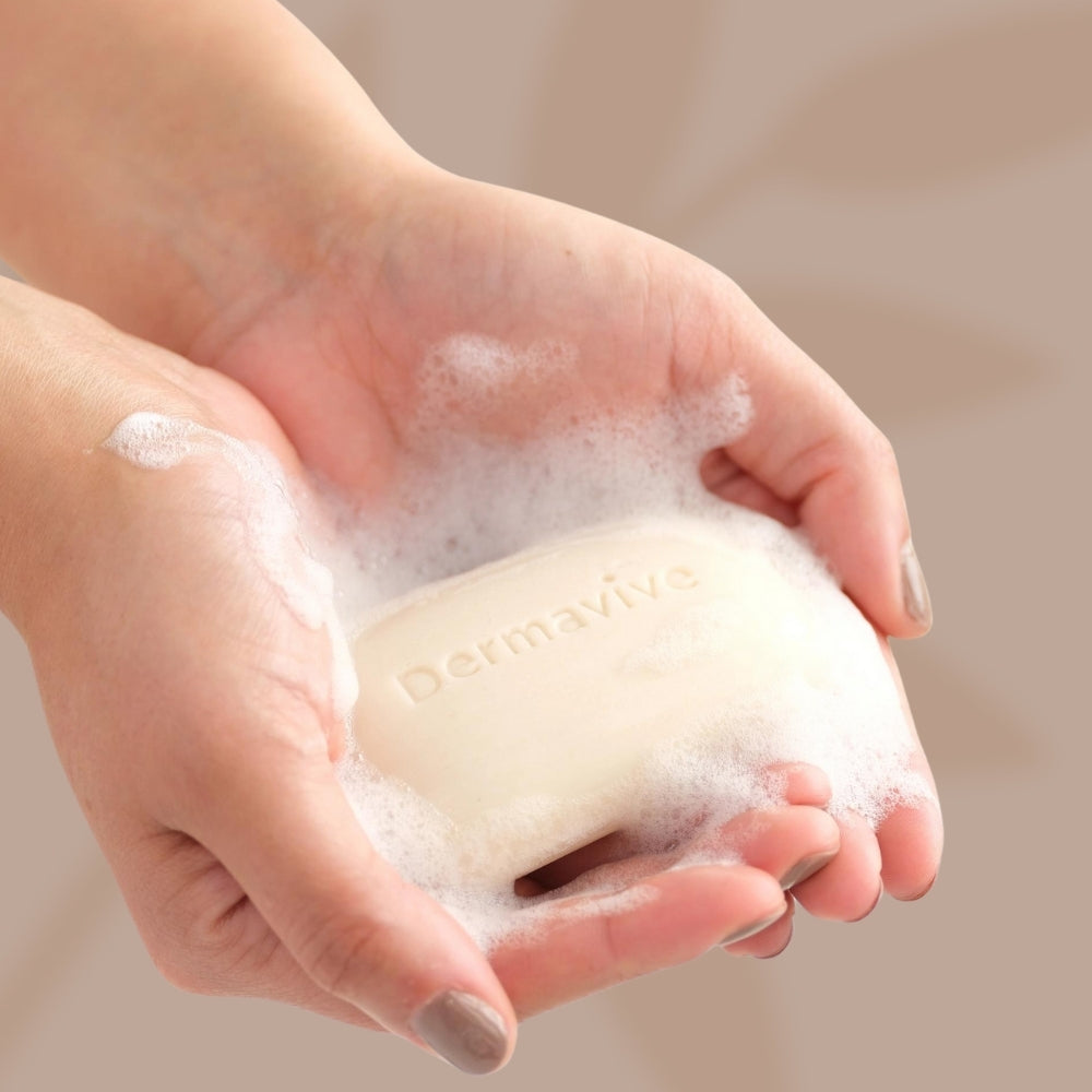 Dermavive Dry Skin Soap-Free Cleansing Bar 120g