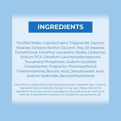 Neutriderm Moisturising Lotion with Natural Vitamin E 125ml