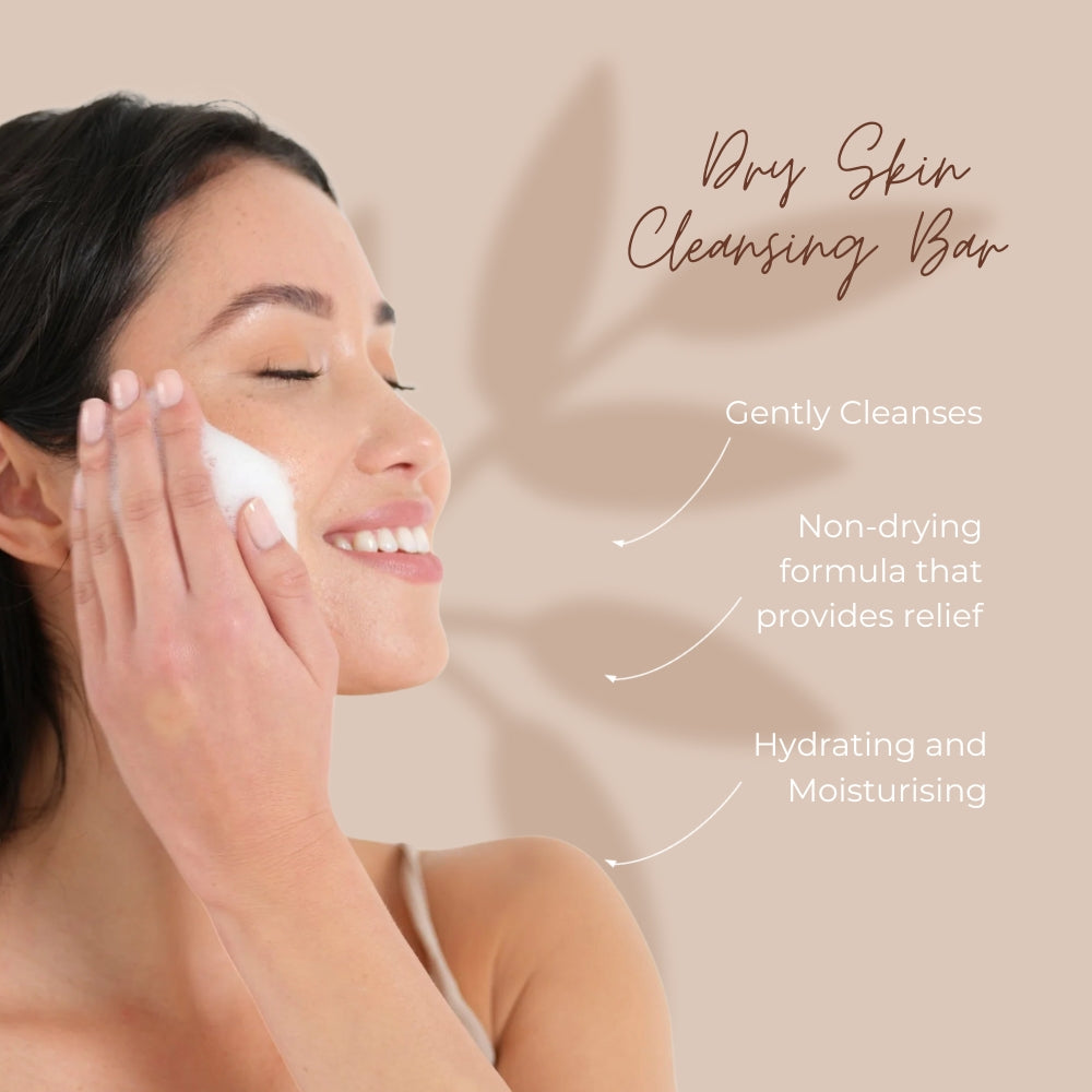 Dermavive Dry Skin Soap-Free Cleansing Bar 120g
