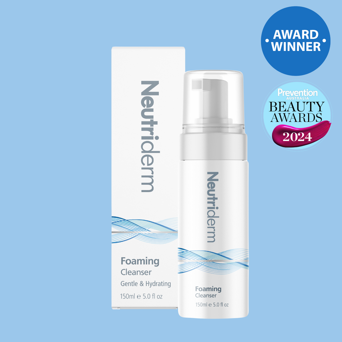 Neutriderm Foaming Cleanser Daily Face Wash 150ml