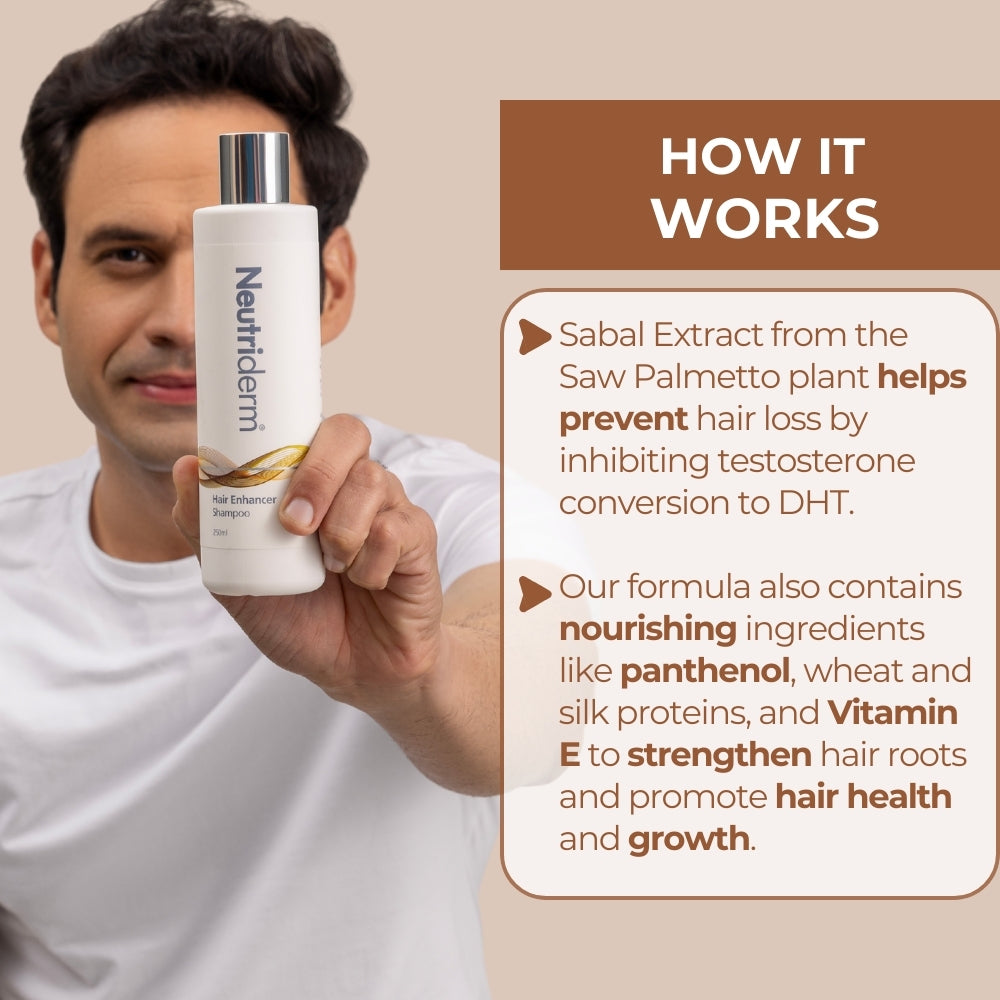 Neutriderm Hair Enhancer Shampoo Hair Health and Volume 250ml