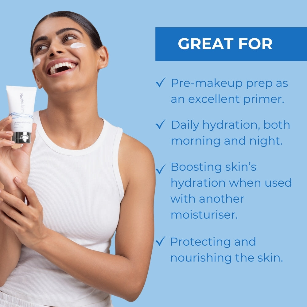 Neutriderm Ultimate Hydrating Cream Moisturiser and Primer for Face 50ml