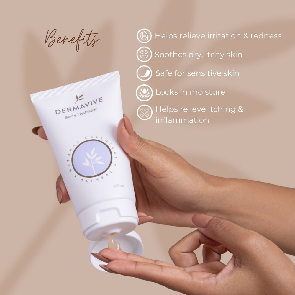 Dermavive Body Hydrator Dry Skin Hydrating Oil 120ml