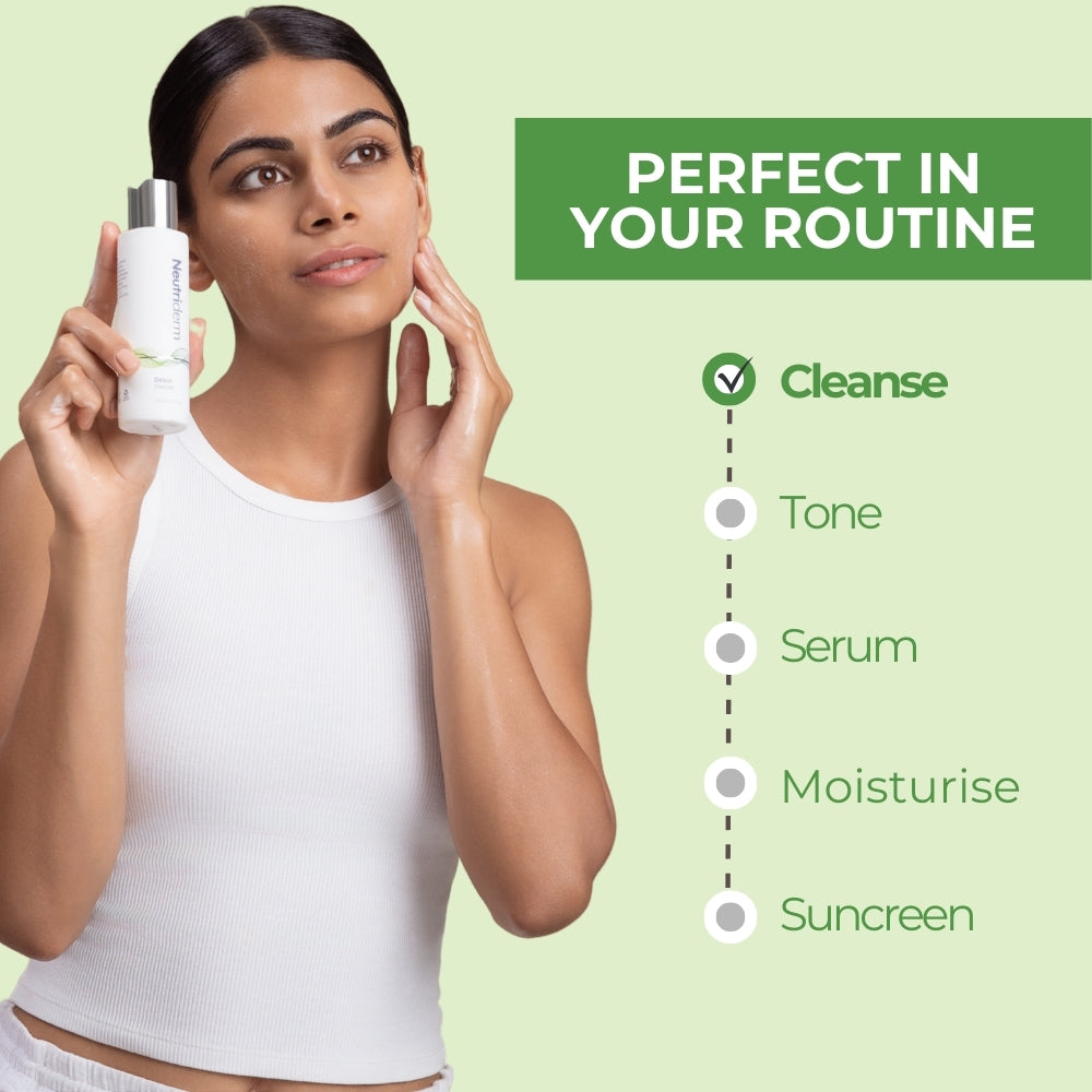 Neutriderm Detox Cleanser Glycolic Face Wash 120ml