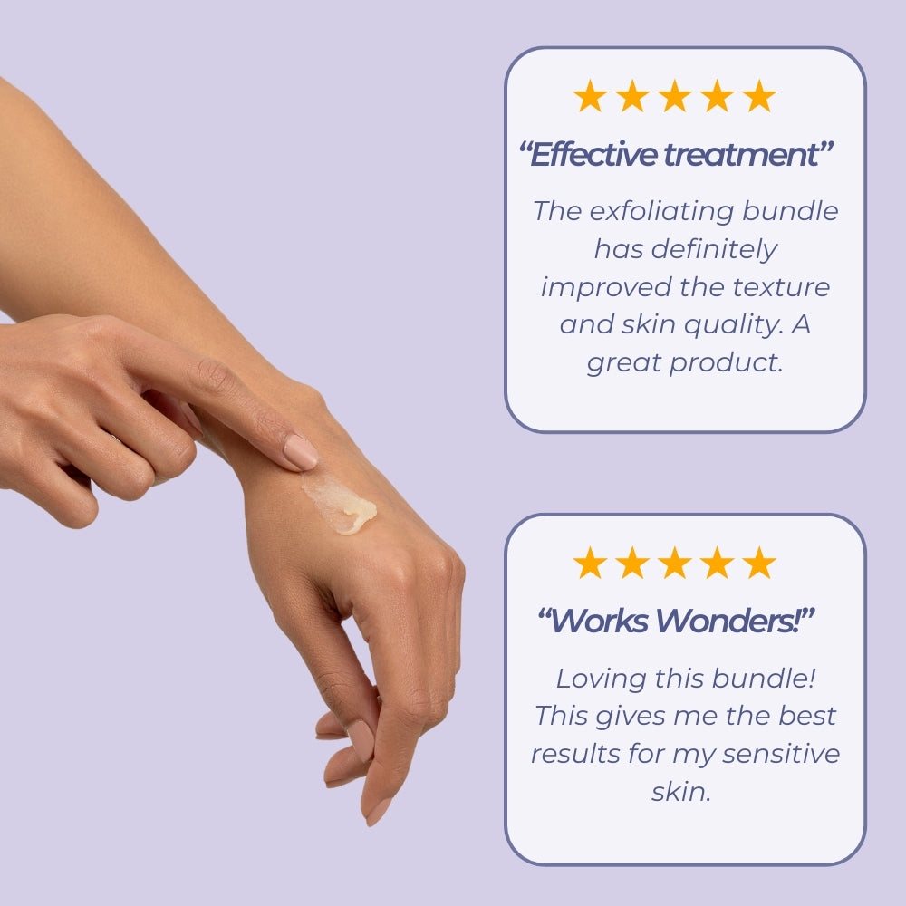 Neutriderm Exfoliator Set - Vitamin C Scrub + Copper Activator Serum (50g+30ml)