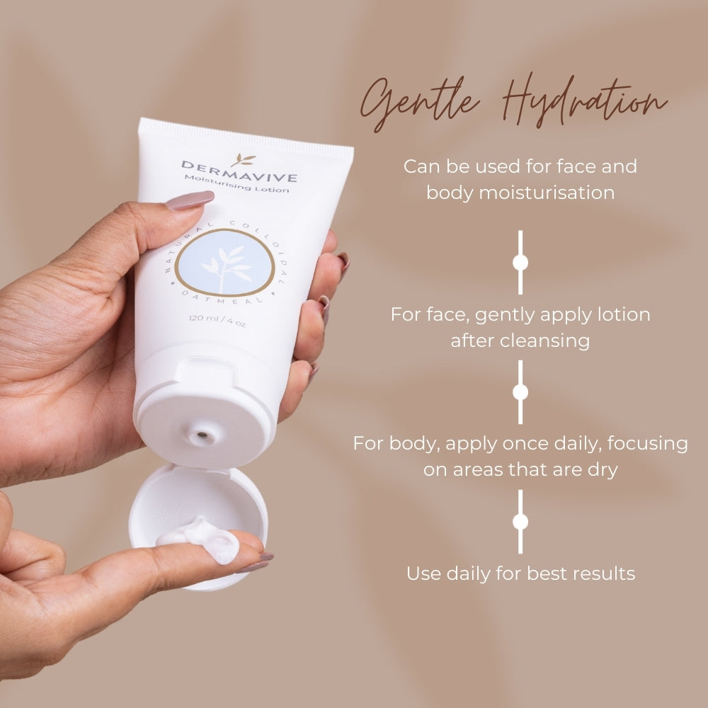 Dermavive Moisturising Lotion with Colloidal Oatmeal 120ml