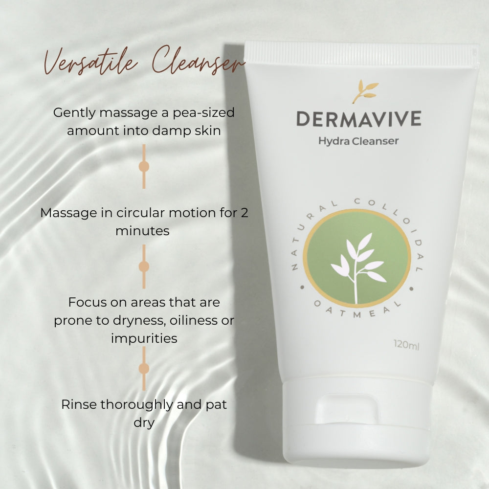 Dermavive Hydra Cleanser Daily Hydrating Face & Body Wash 120ml
