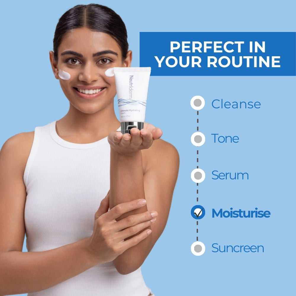 Neutriderm Ultimate Hydrating Cream Moisturiser and Primer for Face 50ml