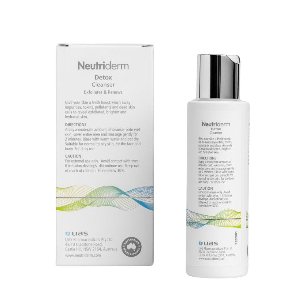 Neutriderm Detox Cleanser Glycolic Face Wash 120ml