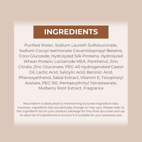 Neutriderm Hair Enhancer Shampoo  Hair Health and Volume 250ml