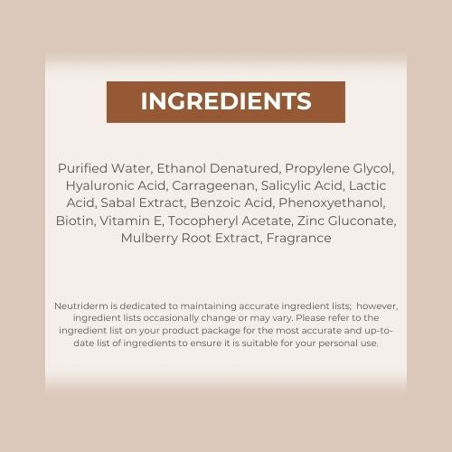 Neutriderm Hair Enhancer Lotion  Hair Health and Volume 250ml