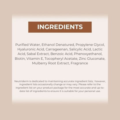 Neutriderm Hair Enhancer Lotion  Hair Health and Volume 250ml