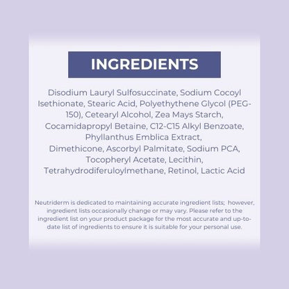 Neutriderm Brightening Bar 120g