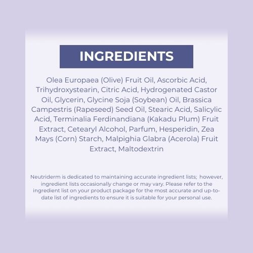 Neutriderm Vitamin C Scrub Exfoliator 50g