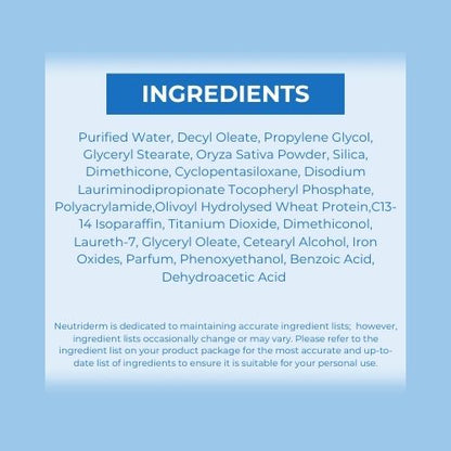 Neutriderm Ultimate Hydrating Cream  Moisturiser and Primer for Face 50ml
