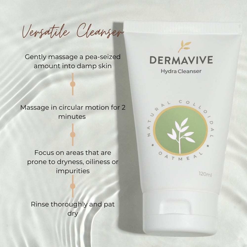 Dermavive Hydra Cleanser Daily Hydrating Face Wash 120ml