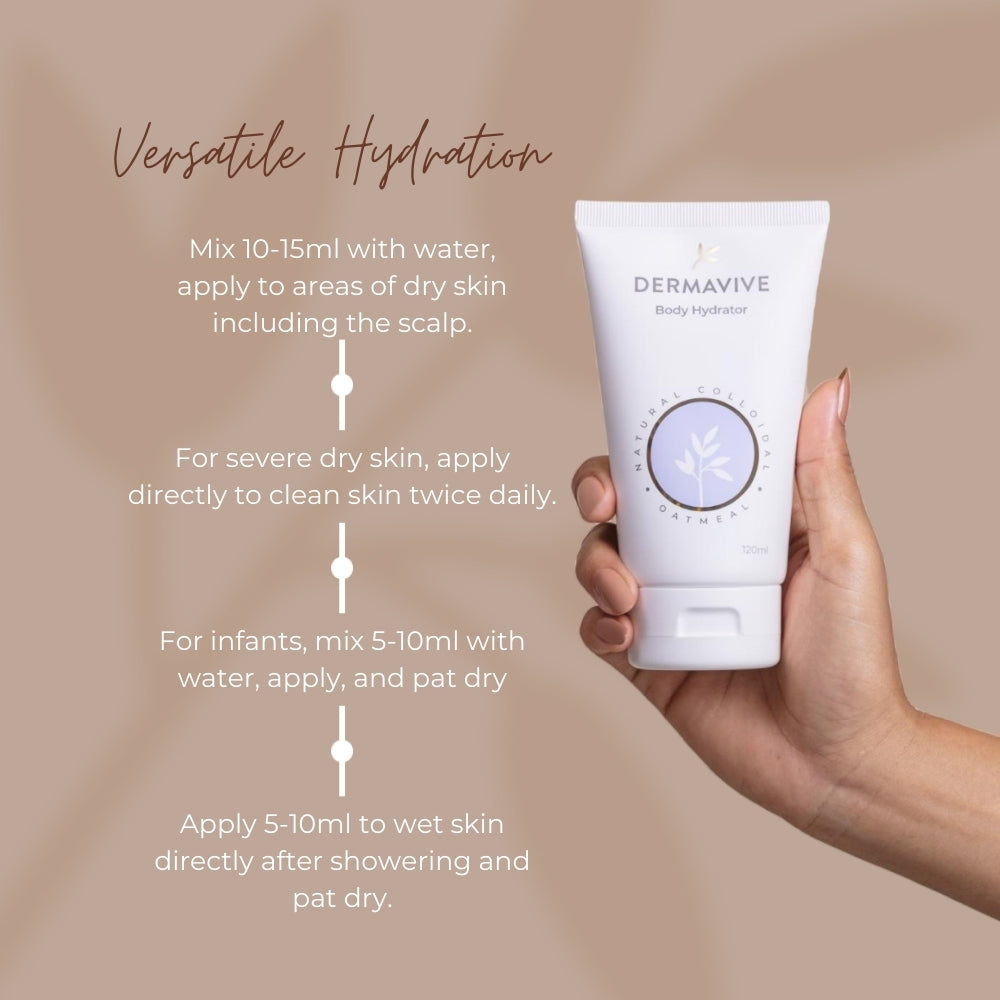 Dermavive Body Hydrator Dry Skin Hydrating Oil  120ml
