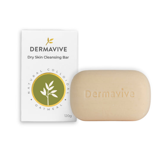 Dermavive Dry Skin Soap-Free Cleansing Bar 120g