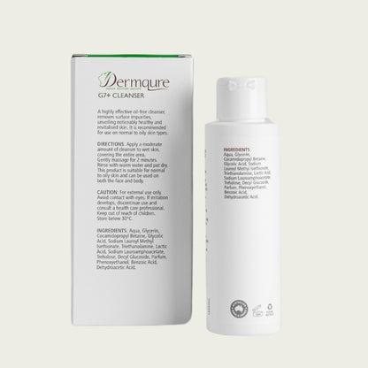 Dermqure G7+ Cleanser 7% Glycolic Acid Face Wash 120ml