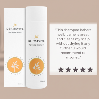 Dermavive Dry Scalp Shampoo - Natural & Sulphate-Free 250ml