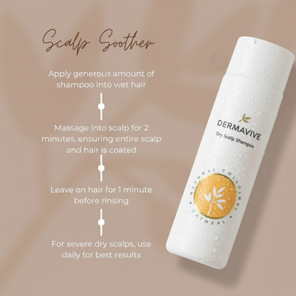 Dermavive Dry Scalp Shampoo - Natural & Sulphate-Free 250ml