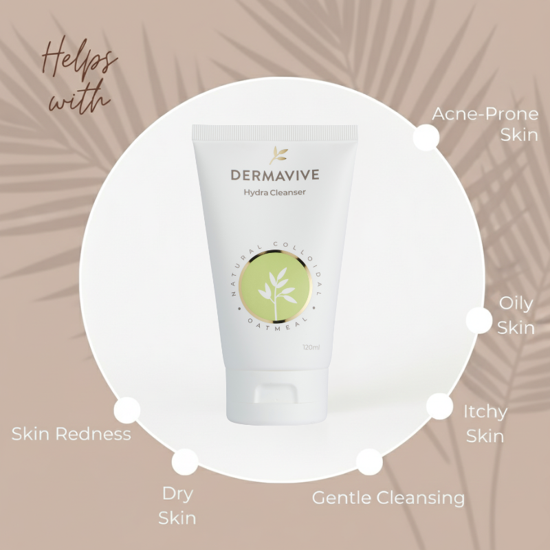 Dermavive Hydra Cleanser Daily Hydrating Face & Body Wash 120ml